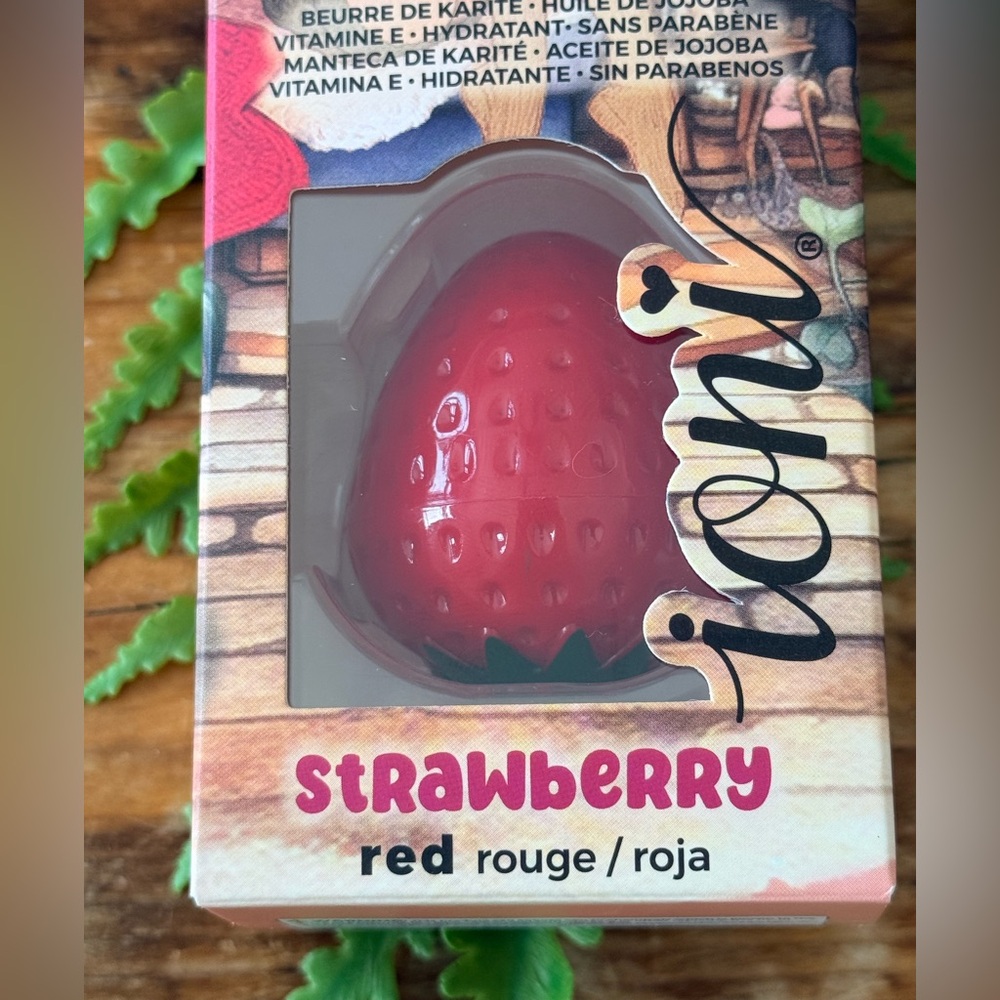 ⚡️ Shea Butter Lip Balm - Strawberry Red - Picture 2 of 4